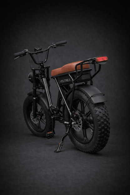 VOLTREX ARC step-through electric bike with fat tires and lightweight frame