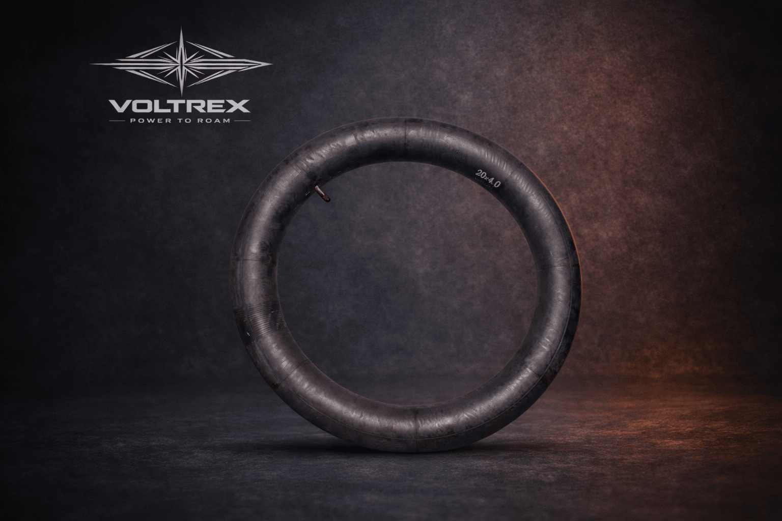 VOLTREX 20x4 fat tyre inner tube with Schrader valve for e-bikes